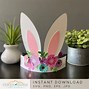 Image result for Printable Bunny Ears Cut Out