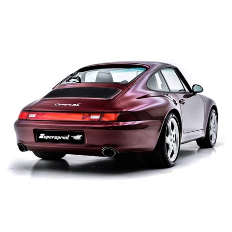 PORSCHE 993 Carrera 4S (Coupè - Cabrio) 3.6i '95 ->'98 sports exhaust, buy an exhaust system for ...