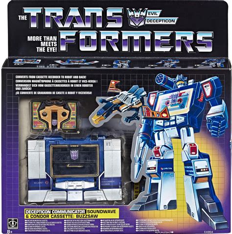 Transformers Vintage G1 Exclusive Decepticon Soundwave with Buzzsaw ...