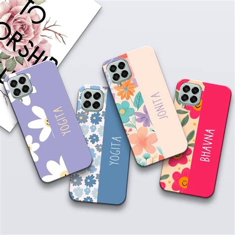 COLORflow Back Cover case Compatible with Samsung M33 5G | Floral Names ...