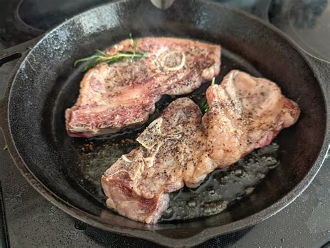 Easy Pan Seared Lamb Shoulder Chop