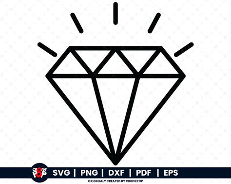 Diamond SVG| Wedding Svg, Diamond Ring Svg, PNG, DFX, Eps, Pdf Cut Outs ...
