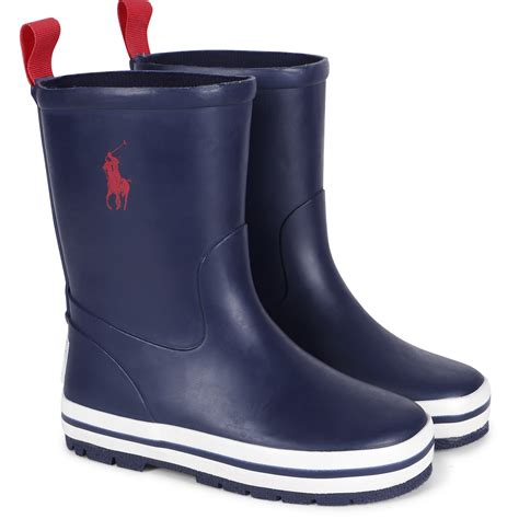 Polo Ralph Lauren Rain Boots in Navy — BAMBINIFASHION.COM