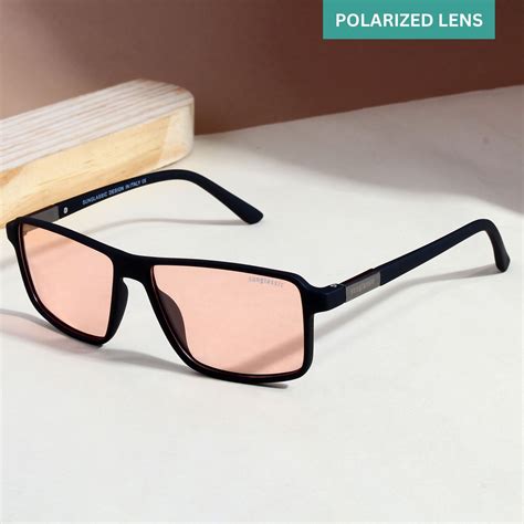 Moomin. Pink Polarized Rectangle Sunglasses