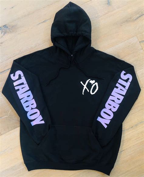 The Weeknd Hoodie XO Starboy Size XLarge on Mercari | The weeknd hoodie ...