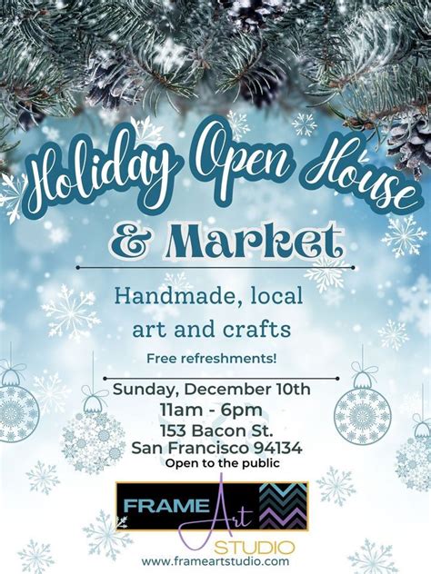 Holiday Open House & Market, 153 Bacon St San Francisco, CA, United ...