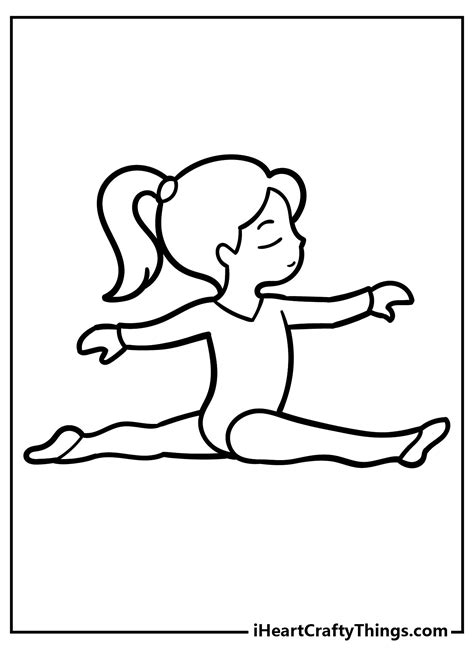 Printable gymnastics coloring pages updated 2023 – Artofit