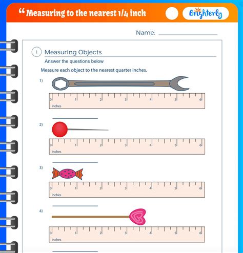 Measure To The Nearest 1 2 Inch Worksheet