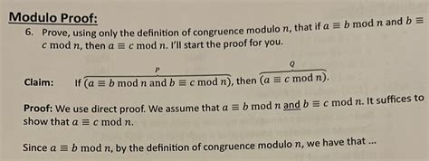 Image result for Congruence Modulo N Formula