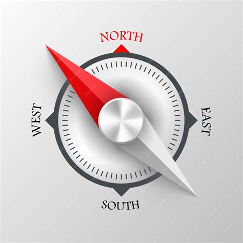 Premium Vector | Direction compass vector object on white background