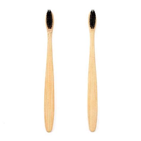 Bamboo & Charcoal Toothbrush - Medium Bristle (1 Pc) - URBANE MAN