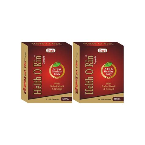 Helth O Rin Capsules 3x10 cap. for energy and stamina