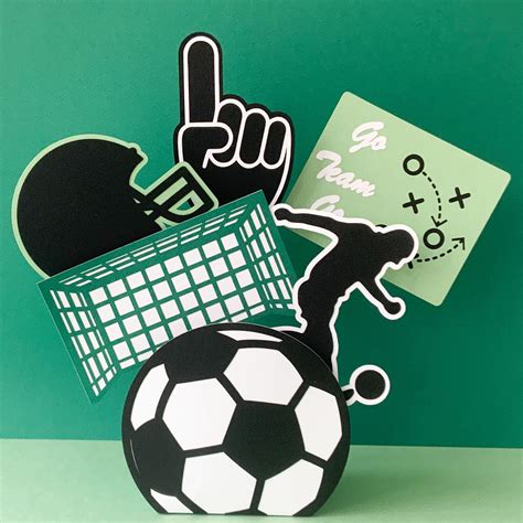 Pinfliers Football Theme Birthday Decoration Items, Paper Table Center