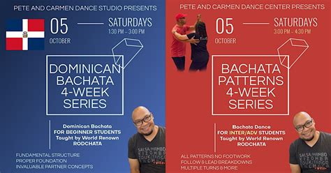 4-Week Bachata Courses (2 Types) in Fresno, Pete & Carmen's Salsa Dance ...