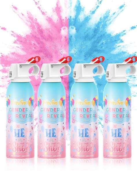 Amazon.com: Previvo 4Pcs Gender Reveal Smoke Bombs with 100% ...