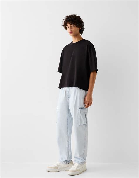 Cargo jogger jeans - Men | Bershka