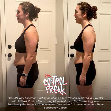 Image result for 9 Week Control Freak Workout Lengths