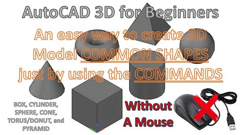 Image result for Basic 3D AutoCAD Tutorial
