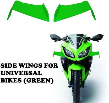 SRPHERE Bike Side Wings for Sports Bikes Universal Green Color Bike ...