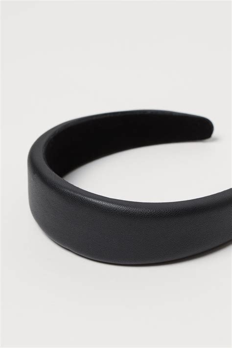 Imitation leather Alice band - Black - Ladies | H&M IN