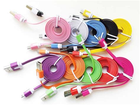 Image result for Flat Micro USB Cable
