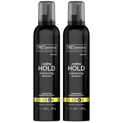 TRESemmé Extra Hold Hair Styling Mousse, Frizz Control, Flexible Feel ...