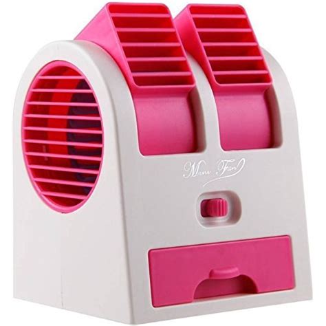 Mini Small USB Air Cooling Fan - Portable Dual Bladeless Air ...