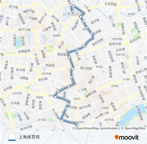 138路路线：日程，站点和地图-上海体育馆 （更新）