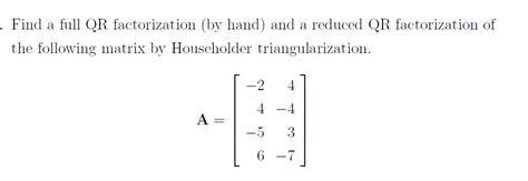 Image result for QR Factorization Explained