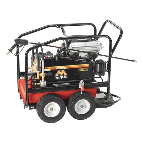 MI-T-M, Heavy Duty, Cart, Gas-Powered Pressure Washer - 6CGP0|GC-5004 ...