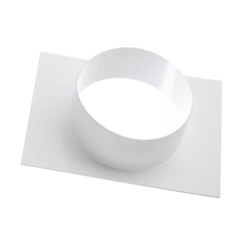 150mm 6 Inch Straight Duct Connector With Flange Round Pvc | Desertcart ...