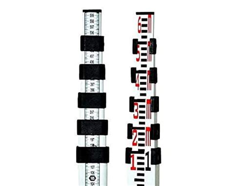 Leveling Staff - 6m 5 Sections - Light Weight – Free canvas cover for ...