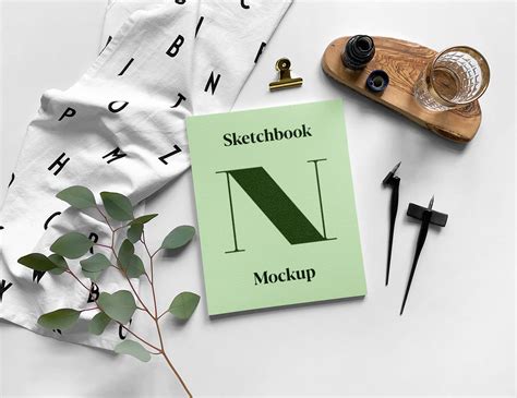 Sketchbook Free Mockup | Free Mockup World