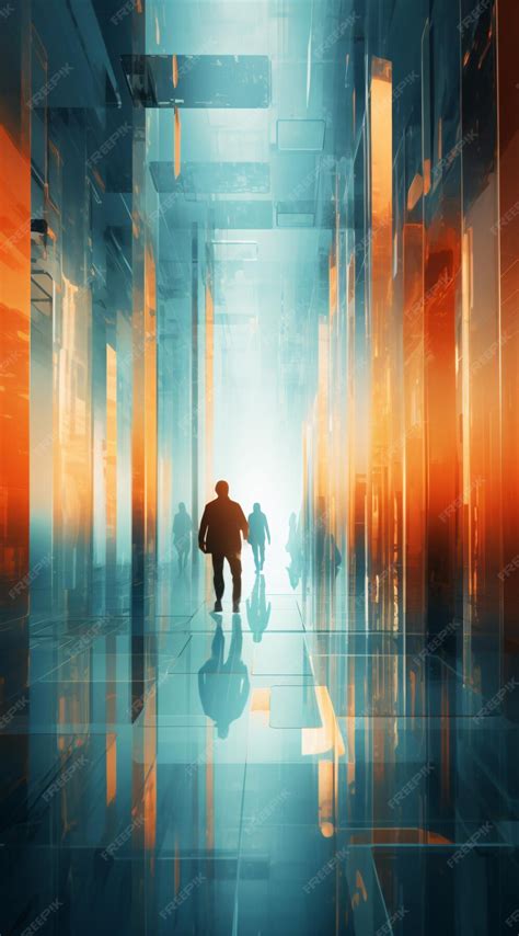 People Walking in a Hallway 的图像结果