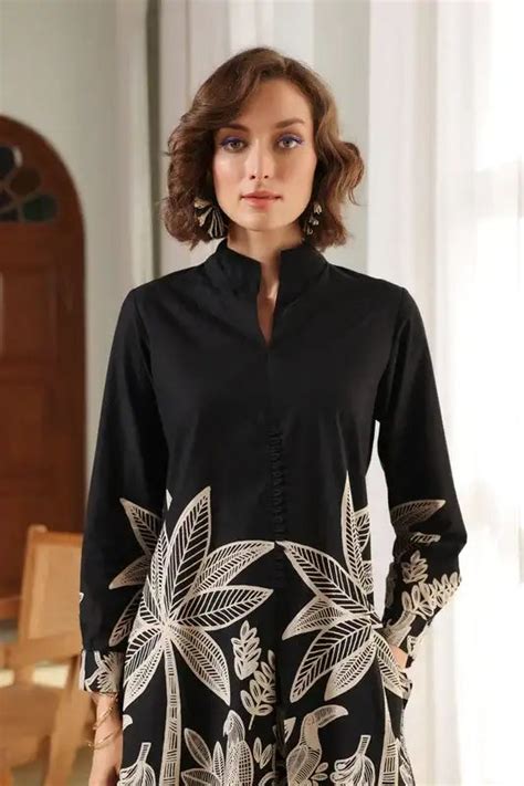 Midnight Aloha Printed Cotton Co-ord Set