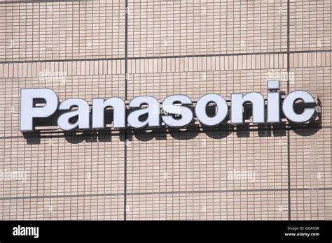 Panasonic company logo the principal brand name of the Japanese ...