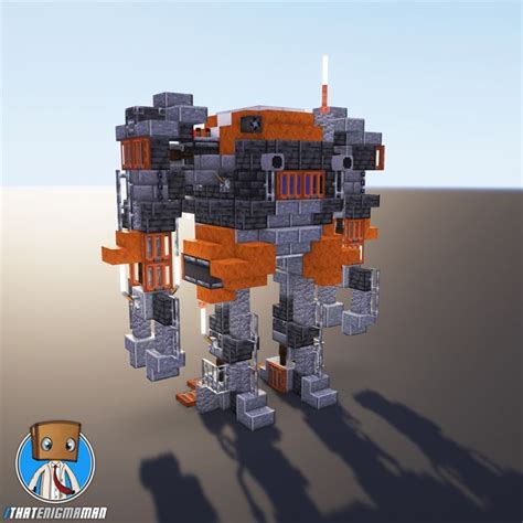 Image result for Minecraft Mech Robot Tutorial