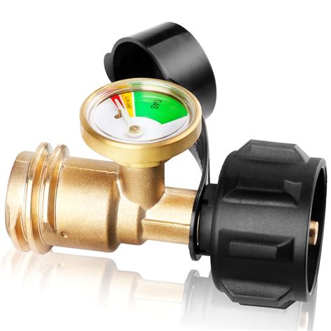 Buy Propane Tank Gauge, QCC1 Type-1 Propane Connect Gauge Adapter ...