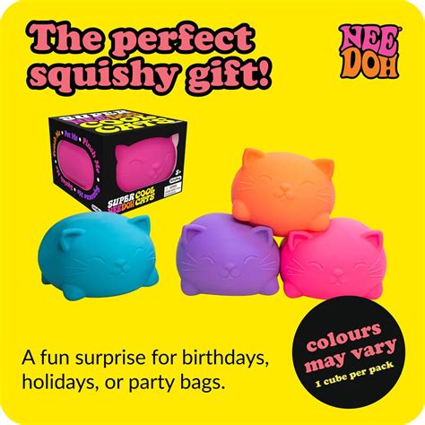 Schylling NeeDoh Cat - Sensory Fidget Toy - Assorted India | Ubuy