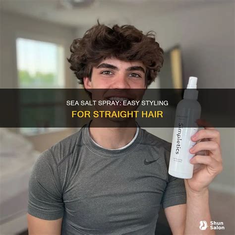 Sea Salt Spray: Easy Styling For Straight Hair | ShunSalon