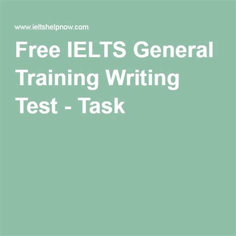 Image result for IELTS Writing Task General Training
