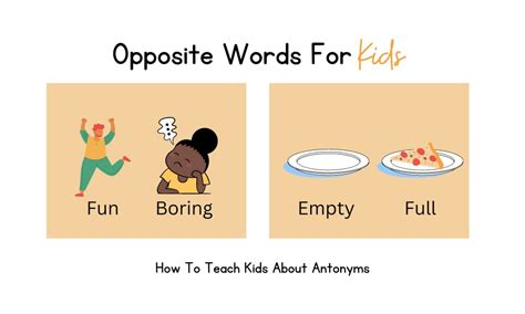 Opposite Words For Kids - Timesaving Lists - Grammar