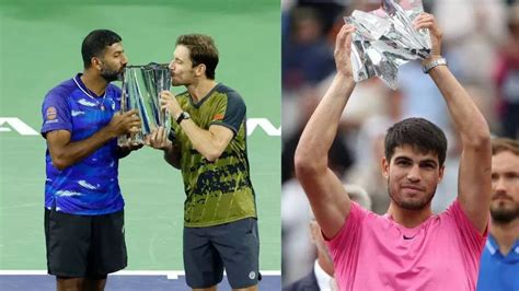 Oldest ever Tennis Player Rohan Bopanna to win Men’s Doubles, Carlos ...