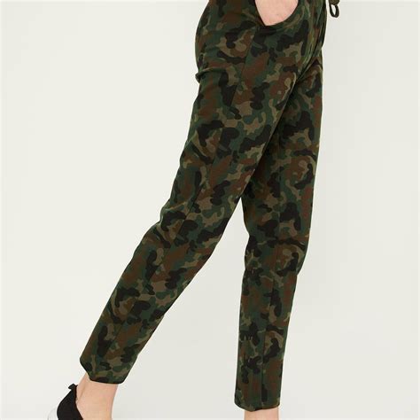 Buy Women Camouflage Printed Track Pants Online at just Rs. 799.0 ...