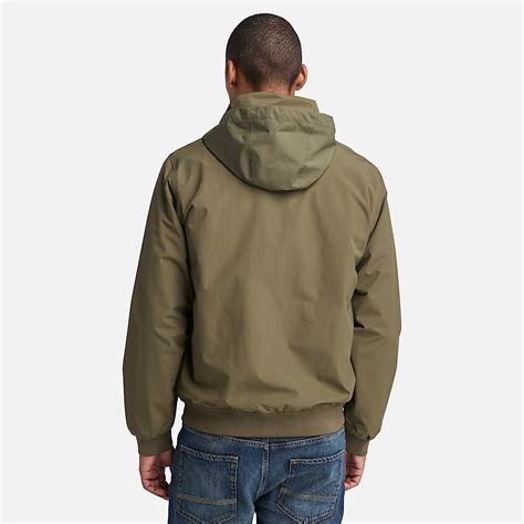 Waterproof Bomber Jacket for Men in Green
