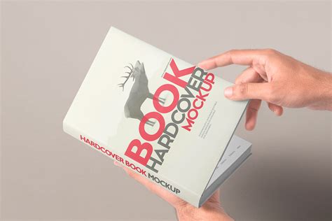 Floating Hardcover Book Mockup PSD | ZippyPixels