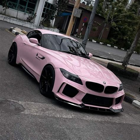 Bmw Z4# E89# pink color#M8 modified frontbumperi# | Classy cars, Pink bmw, Pretty cars