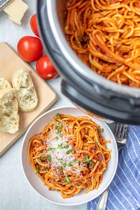 Fail-Proof Instant Pot Spaghetti Recipe