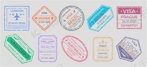 护照和移民邮票及入境印章权威世界安全外国人旅游海关签名黑色穿越身份高清图片下载-正版图片321806518-摄图网