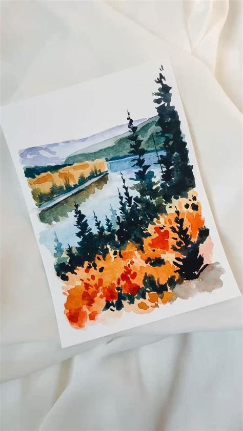 Image result for Quick Fall Watercolor Tutorial